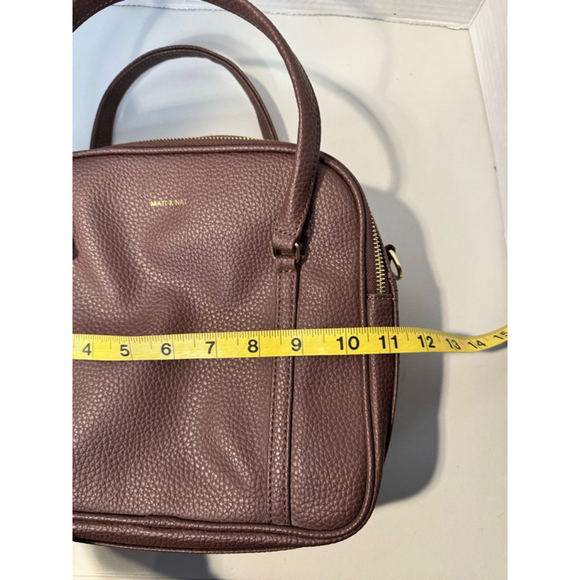 Matt and Nat Brown Vegan Textured Satchel - Picture 4 of 8